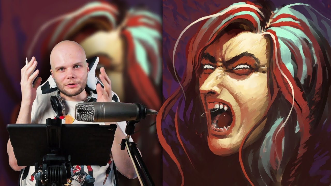 Drawing A Screaming Face - iPad Digital Painting Not-A-Tutorial