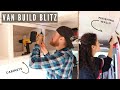 Easy van CABINETS and wall paneling | van build series ep. 8.