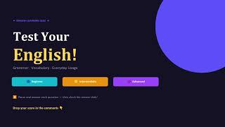 Test your English