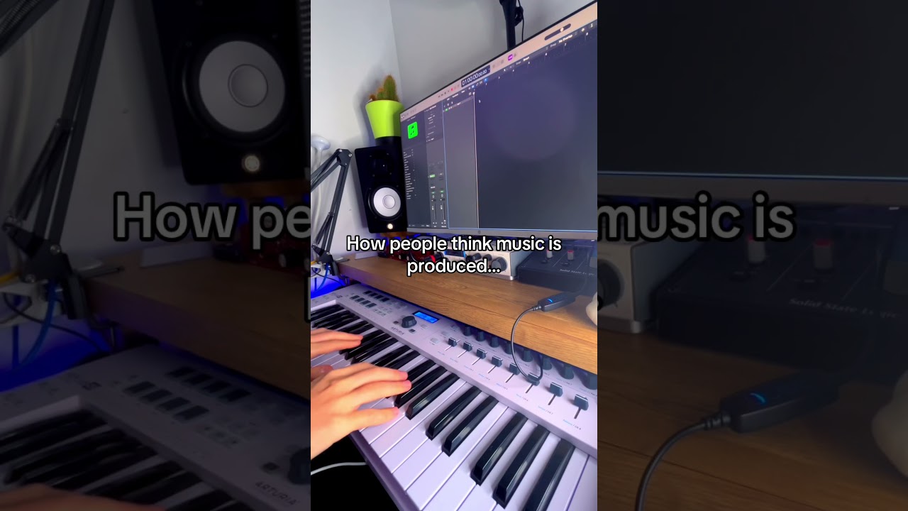 How people think Music is produced #musicproducer #musicproduction