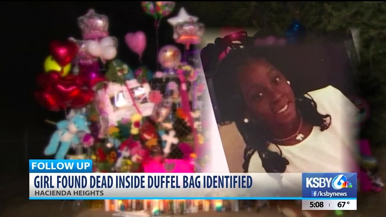 Authorities identify 9-year-old girl found in duffel bag near LA - YouTube