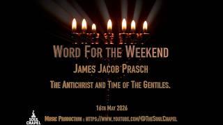 Word for the Weekend - The Antichrist and Times of The Gentiles
You can connect with Moriel in more locations than just YouTube! Check out all our official links on the About page: https://www.youtube.com/c/MorielTVministries/about.
The U.S. Copyright Office protects this video and its contents under section 107 of the Fair Use Copyright Act 1976 which can be found here: can be found here: https://www.copyright.gov/title17/92chap1.html#107.
While we do encourage comments, all are held for review before posting. We ask that you please focus your posts on the video and its topic. Keep it relevant to the message; and of course showering us with love is always welcome. We do appreciate you and thank you for caring enough to speak up and speak out.
Please note: Posts that are longer than a short paragraph, contains hate, or disrespectful comments, or links to websites or other videos will be deleted. Comments determined to be inappropriate, obscene, disrespectful or with links to pornographic material, will get you banned. All decisions on comments are at our discretion. Word for the Weekend - The Antichrist and Times of The Gentiles