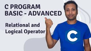 C Program English Tutorial 36 : relational and logical operators