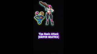 Tips Skill Sniper Beatrix #mobilelegends #shorts
