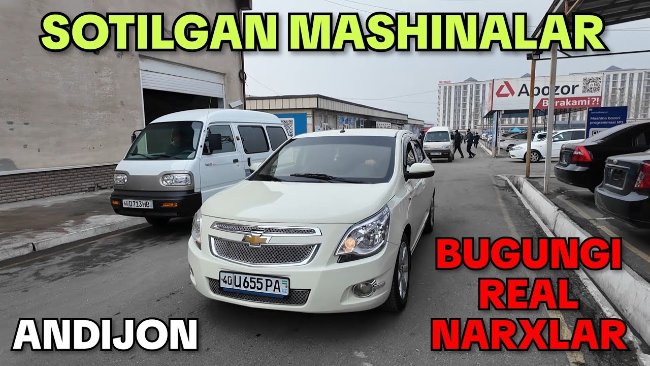BUGUNGI SOTILGAN MASHINALAR. ANDIJON MASHINA BOZORI 