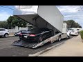 Delivery of a 2009 Lamborghini Murcielago with revs and pulls.