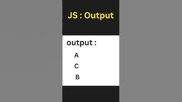 JavaScript Interview Question | Guess-Output #shorts #javascript