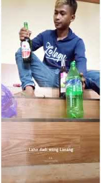 snap wa terbaru minum anggur merah