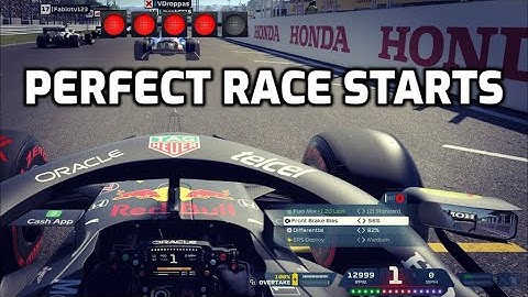 How to get the PERFECT race starts on F1 2021