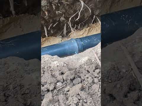 تركيب مواسير الصرف