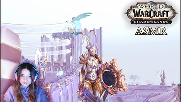 ASMR | Exploring the Kyrian covenant in WoW Shadowlands (in-game ambience & whispering)