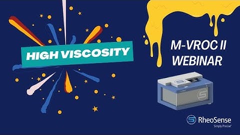 m-VROC II  Viscometer - Measuring High Viscosity Webinar