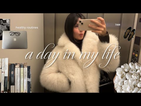 7AM *Productive* day in my life as a law student | university, healthy, finals, vlogmas ❄️👩🏻‍💻