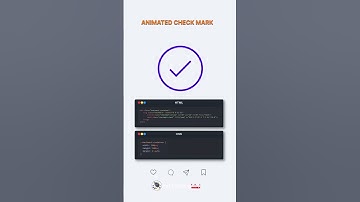 Animated Checkmark 💫✔️ #css #softwaredeveloper  #codechallenge #frontenddevelopment #trending