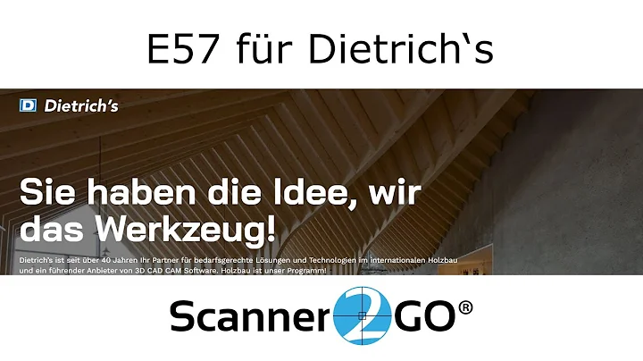How to optimise you E57 point cloud for Dietrich's CAM Software - Scanner2GO