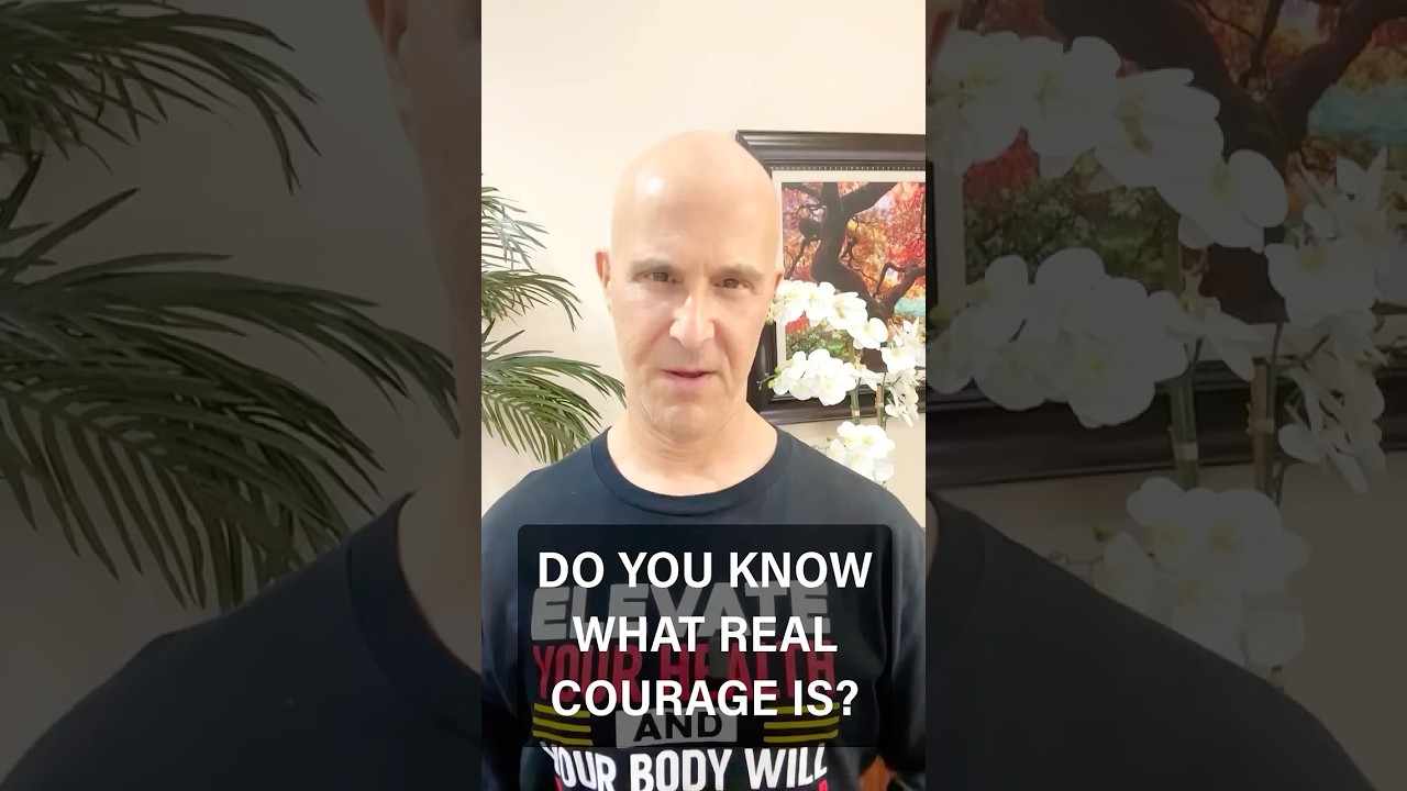 DO YOU KNOW WHAT REAL COURAGE IS?  #drmandell #health #life #courage
