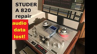 STUDER A820 repair