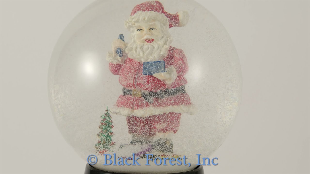 PR1750 LARGE SANTA PERZY SNOW GLOBE FROM VIENNA AUSTRIA YouTube