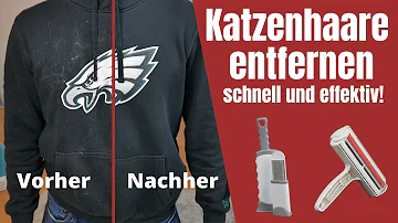 Wie entfernt man Katzenhaare aus der Wäsche?