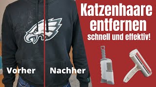 Katzenhaare entfernen, schnell und effektiv! | Sofa, Teppich, Kleidung und Liegeflächen enthaaren 🙀🐈