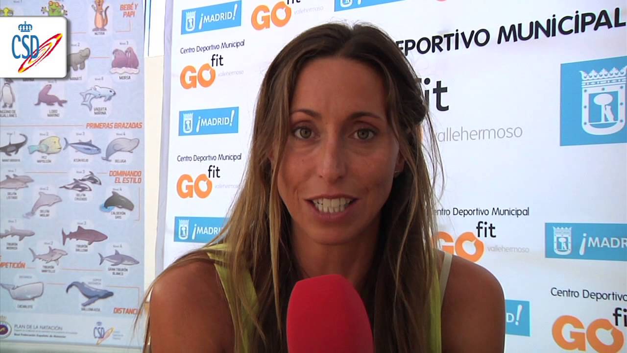 Gemma Mengual, orgullosa embajadora del programa Nadar es Vida consejo comunitario