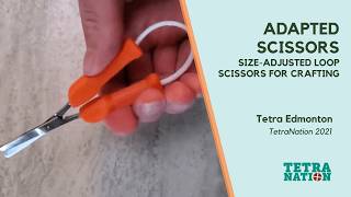 Adapted Scissors for Crafting | Edmonton | Tetra Society