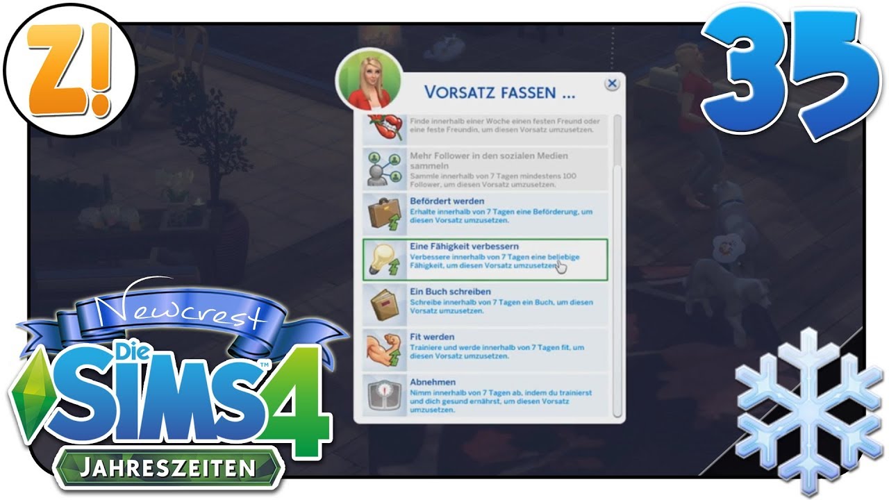 Sims 4 Jahreszeiten Gute Vorsatze 35 Let S Play Deutsch Youtube