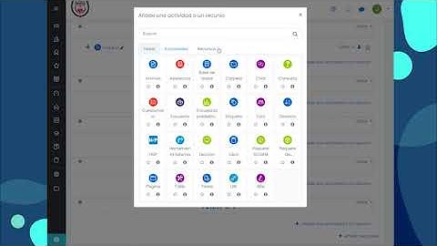 Cómo crear una actividad o añadir un recurso en la plataforma virtual Moodle (Docentes).