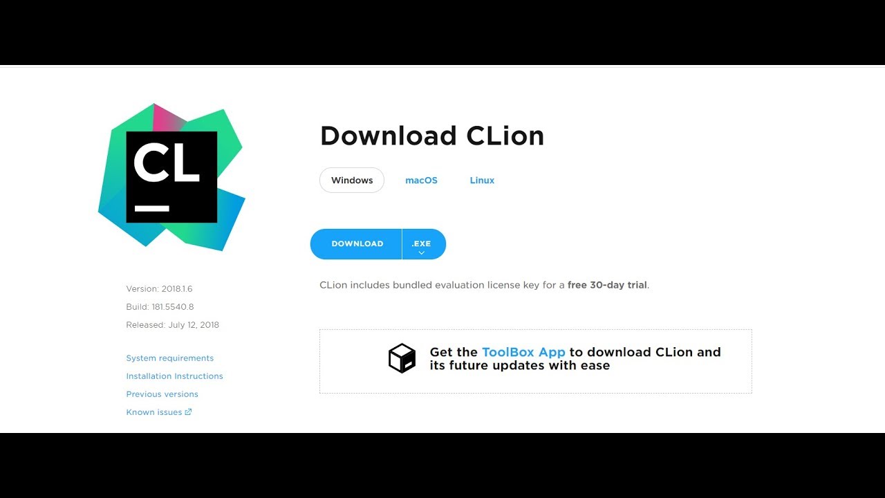 clion installation clion installation