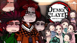 Past Kamado family react to Tanjiro Season 3 • Part 3/? • Demon Slayer 🎴🌊 • GCRV