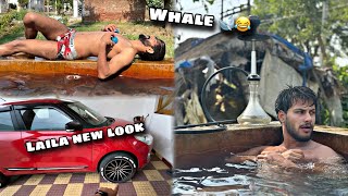 Ritik ban gaya whale machliii😂| Laila ki new look😍 | Vlog 528.