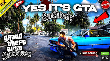 GTA SA Android: GTA 6 Remastered Graphics Mod V5 (2025) INSANE Graphics - All Devices Supported 🔥