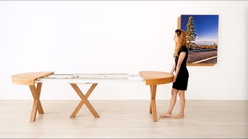 EXTENDABLE ROUND TABLE