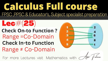 Lec#25 introduction to surjective functions (On-to function) #mathematics #ppsc #fpsc #csirnet #phd