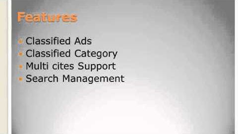 PHP Classified Script