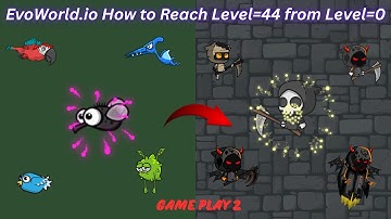 EvoWorld.io | How to Reach Level 44 from Level 0 #gameplay 2