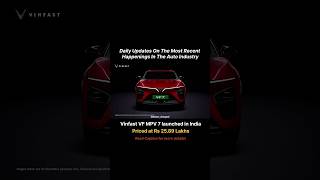 Vinfast VF MPV 7 launched in India! #vinfast #vfmpv #ev