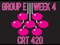 CRT 420 Group E Week 4