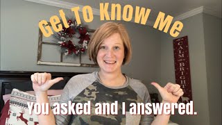 Vlogmas Day 8-Get To Know Me / You asked and I answered / Q & A