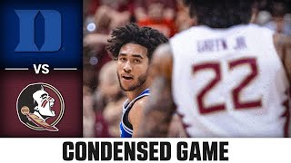 Duke vs. Florida State Condensed Game | 2023-24 ACC Men's Basketball