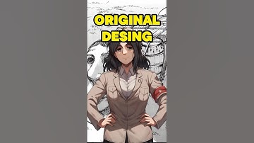 Pieck’s Original Character Design Was WEIRD. #animeanxiety #attackontitan