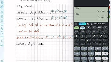 Chuyên đề TSA số 4: UCLN - BCNN
