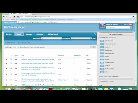 Migrated DevTracker Issues