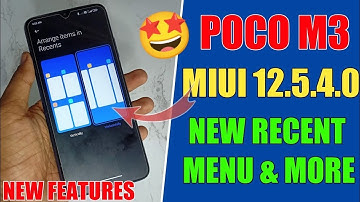 Poco M3 MIUI 12.5.4.0 🇮🇳 Stable Update (Released) Features:- 😍... @AndroidVictors