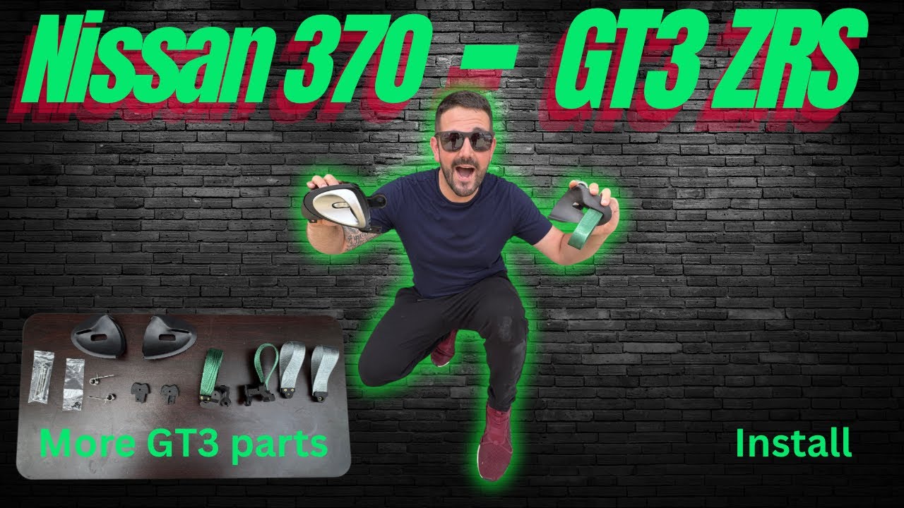 ダットページ The Nissan 370 GT3 ZRS // GT3 interior door handles Install on