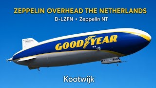 D-LZNF Zeppelin NT overhead the Netherlands - Zeppelin vliegt over Nederland