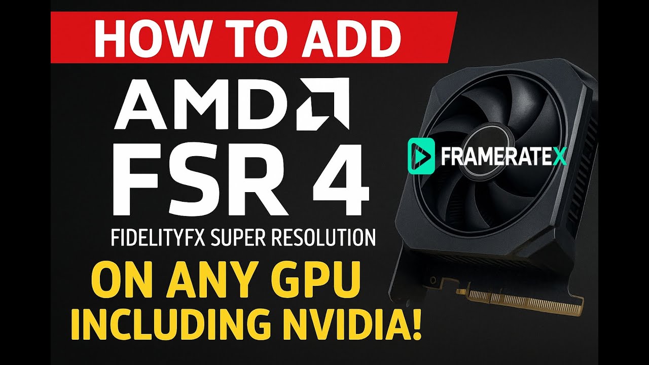How To Add AMD FSR 4 To Any Game And On ANY GPU! Including NVIDIA!!!