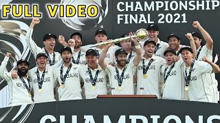 World Test Championship Final Winning Moment | WTC Final Trophy Presentation | NZ Winning Moment