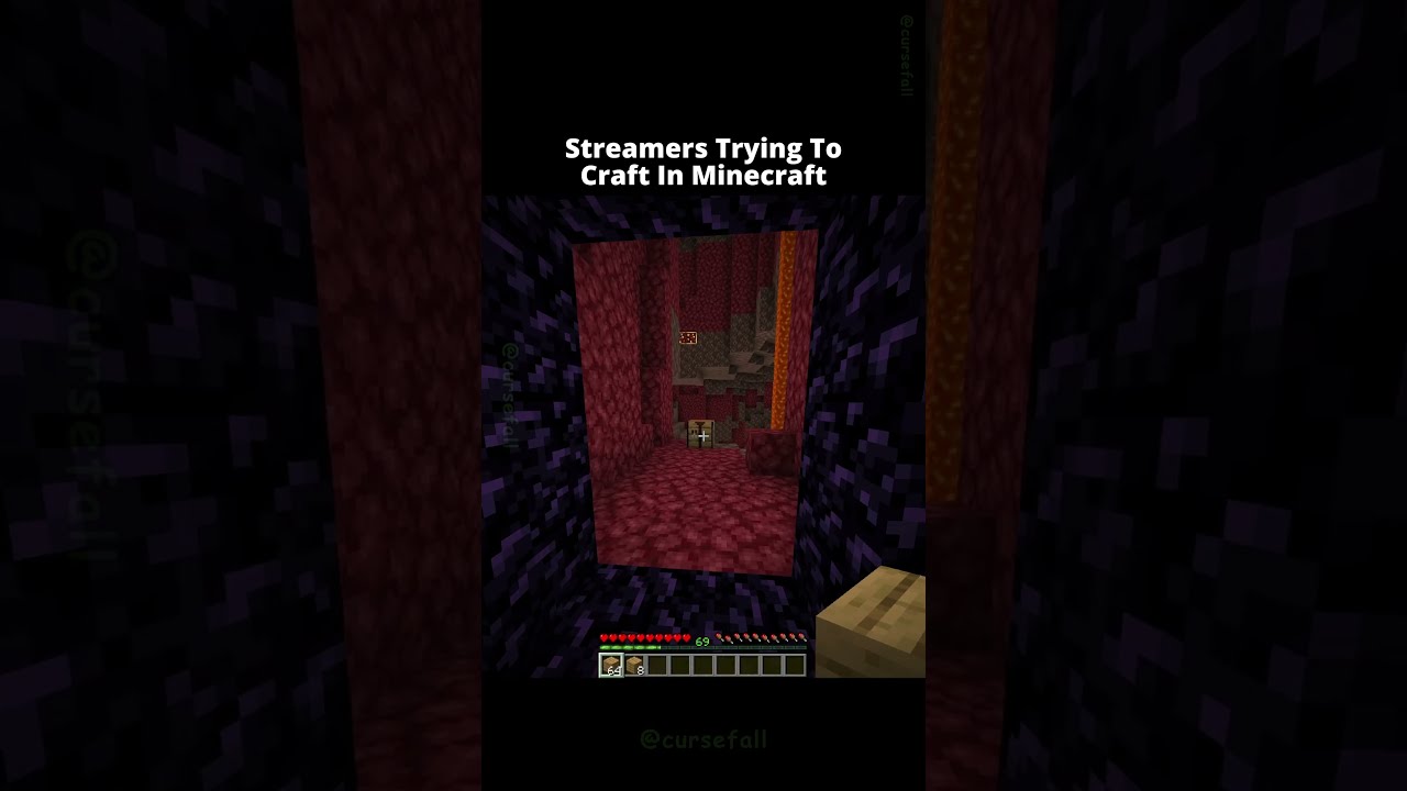 Streamers Trying To Craft In Minecraft 
