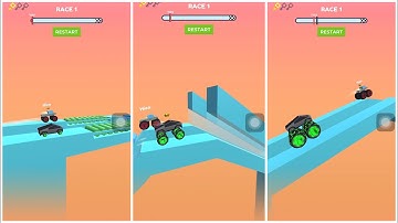 WHEEL SCALE! 3D FUNNY PLAY #46 | RACING GAME ON ANDROID/IOS